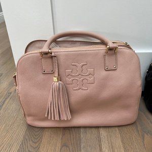 Nude/Pink Tory Burch Satchel Purse